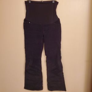 A PEA IN THE POD maternity black corduroy pants SIZE S